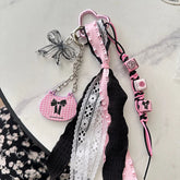 Ballet Bow Lace Keychain