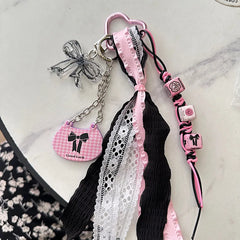 Ballet Bow Lace Keychain