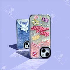 Black Swan Quicksand Glitter Case