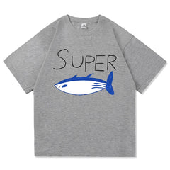 SuperTuna™ Retro Kawaii Cotton T-Shirt Harajuku Style