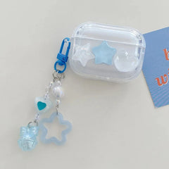 Crystal Rabbit Star AirPods Case