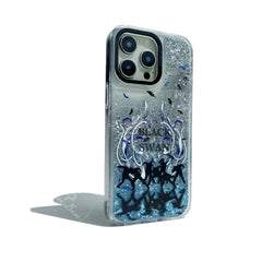 Black Swan Quicksand Glitter Case