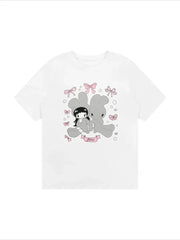 Cute Bunny Girl Graphic Tee