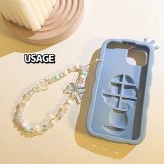 Blue Pink Bowknot Phone Chain