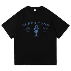 SuperTuna™ Retro Kawaii Cotton T-Shirt Harajuku Style