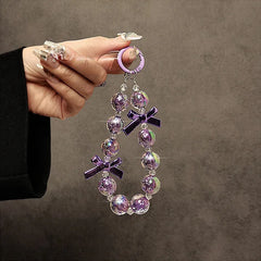 Bow Beaded Wrist Bag