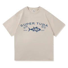 SuperTuna™ Retro Kawaii Cotton T-Shirt Harajuku Style