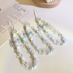 Blue Pink Bowknot Phone Chain