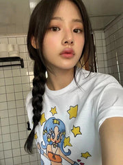 NewJeans Minji Summer Casual Tee