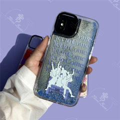 Black Swan Quicksand Glitter Case