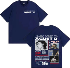 AgustD™ 2025 Tour Graphic Oversized Vintage T-Shirt