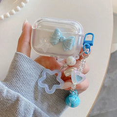 Crystal Rabbit Star AirPods Case