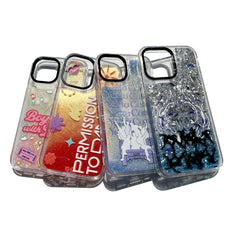 Black Swan Quicksand Glitter Case