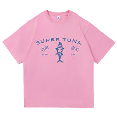 SuperTuna™ Retro Kawaii Cotton T-Shirt Harajuku Style