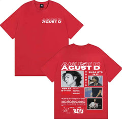AgustD™ 2025 Tour Graphic Oversized Vintage T-Shirt