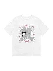 Cute Bunny Girl Graphic Tee