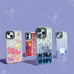 Black Swan Quicksand Glitter Case