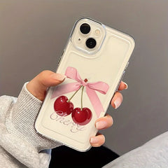 Cherry Bow Clear Case