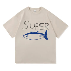 SuperTuna™ Retro Kawaii Cotton T-Shirt Harajuku Style
