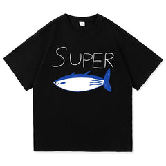 SuperTuna™ Retro Kawaii Cotton T-Shirt Harajuku Style