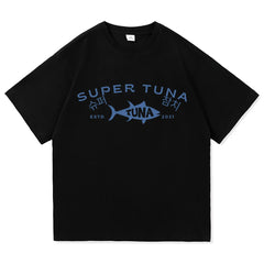 SuperTuna™ Retro Kawaii Cotton T-Shirt Harajuku Style