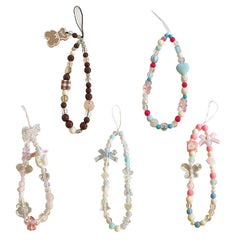 Blue Pink Bowknot Phone Chain