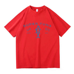 SuperTuna™ Retro Kawaii Cotton T-Shirt Harajuku Style