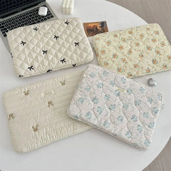 Rabbit Bow Laptop Sleeve