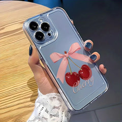 Cherry Bow Clear Case
