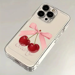 Cherry Bow Clear Case