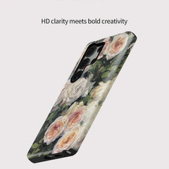 BloomGuard Floral Armor Case