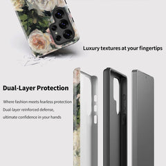 BloomGuard Floral Armor Case
