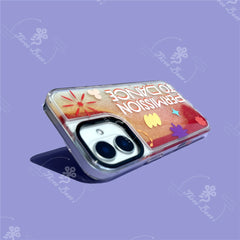 Black Swan Quicksand Glitter Case