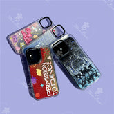 Black Swan Quicksand Glitter Case