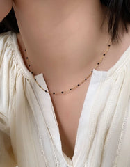 Seungmin Gold Beaded Necklace