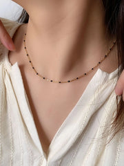 Seungmin Gold Beaded Necklace
