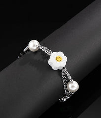 Seungmin Pearl Flower Bracelet