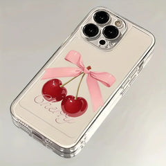 Cherry Bow Clear Case