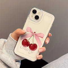 Cherry Bow Clear Case