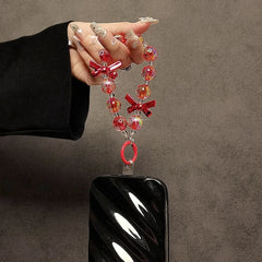 Bow Beaded Wrist Bag