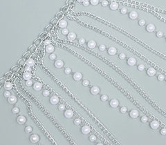 Jimin Silver Multi-Layer Body Chain