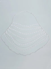 Jimin Silver Multi-Layer Body Chain