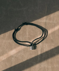 Taehyung Silver Padlock Adjustable Bracelet