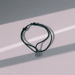 Taehyung Silver Padlock Adjustable Bracelet