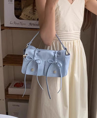 Wonhee Sky Blue Bow Sling Bag