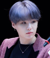 Suga Lilac Rhinestone Necklace