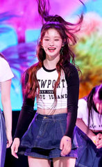 Sullyoon Layered Denim Skorts