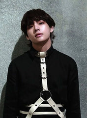 Taehyung Silver Linear Drop Earrings