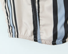 Julie Striped Halter Top