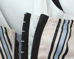 Julie Striped Halter Top